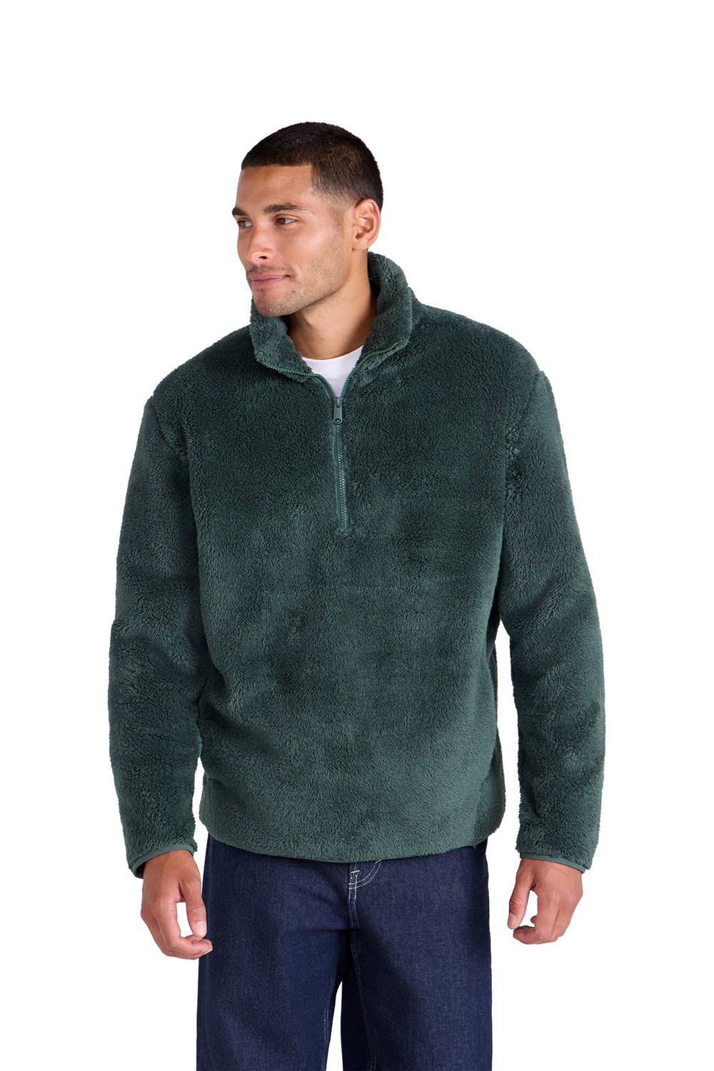 Peluche polar con media cremallera Animal para hombre - Imagen 36 de 60