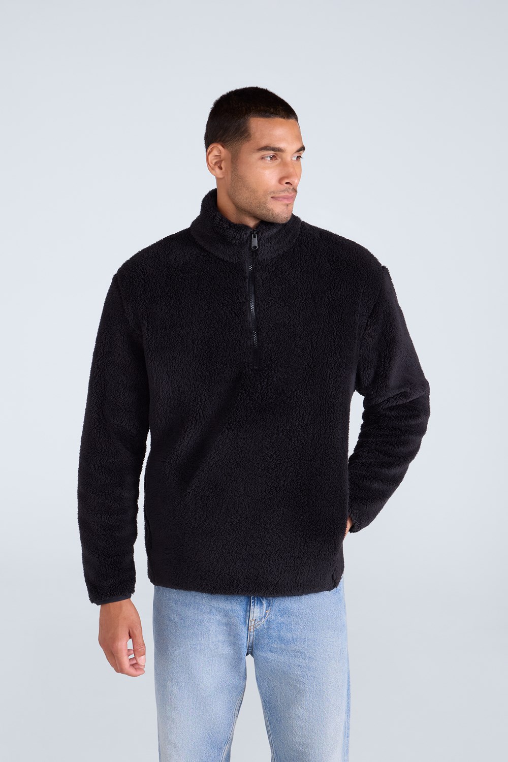 Peluche polar con media cremallera Animal para hombre - Imagen 13 de 60