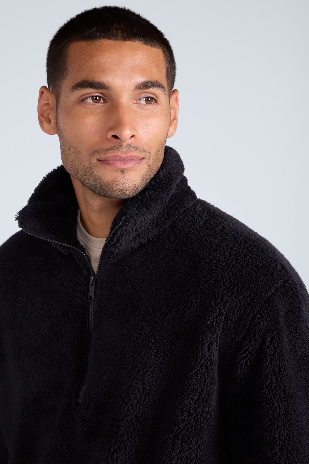 Peluche polar con media cremallera Animal para hombre - Imagen 16 de 60
