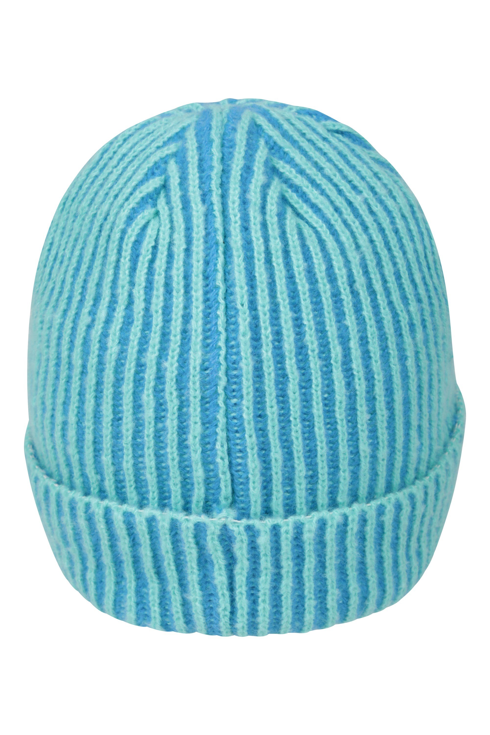 Isotherm Ribbed Kids Fur Lined Beanie