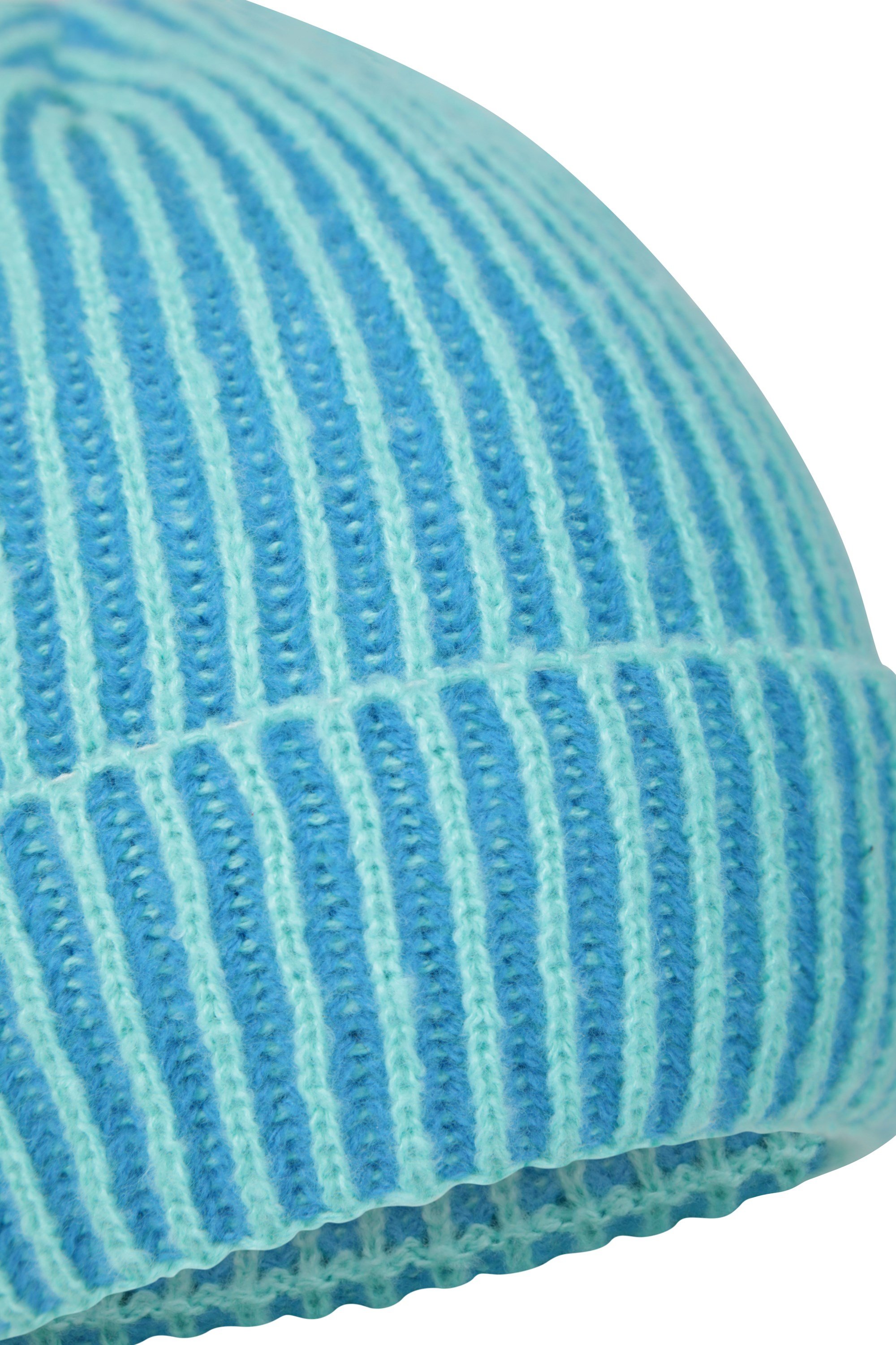 Isotherm Ribbed Kids Fur Lined Beanie