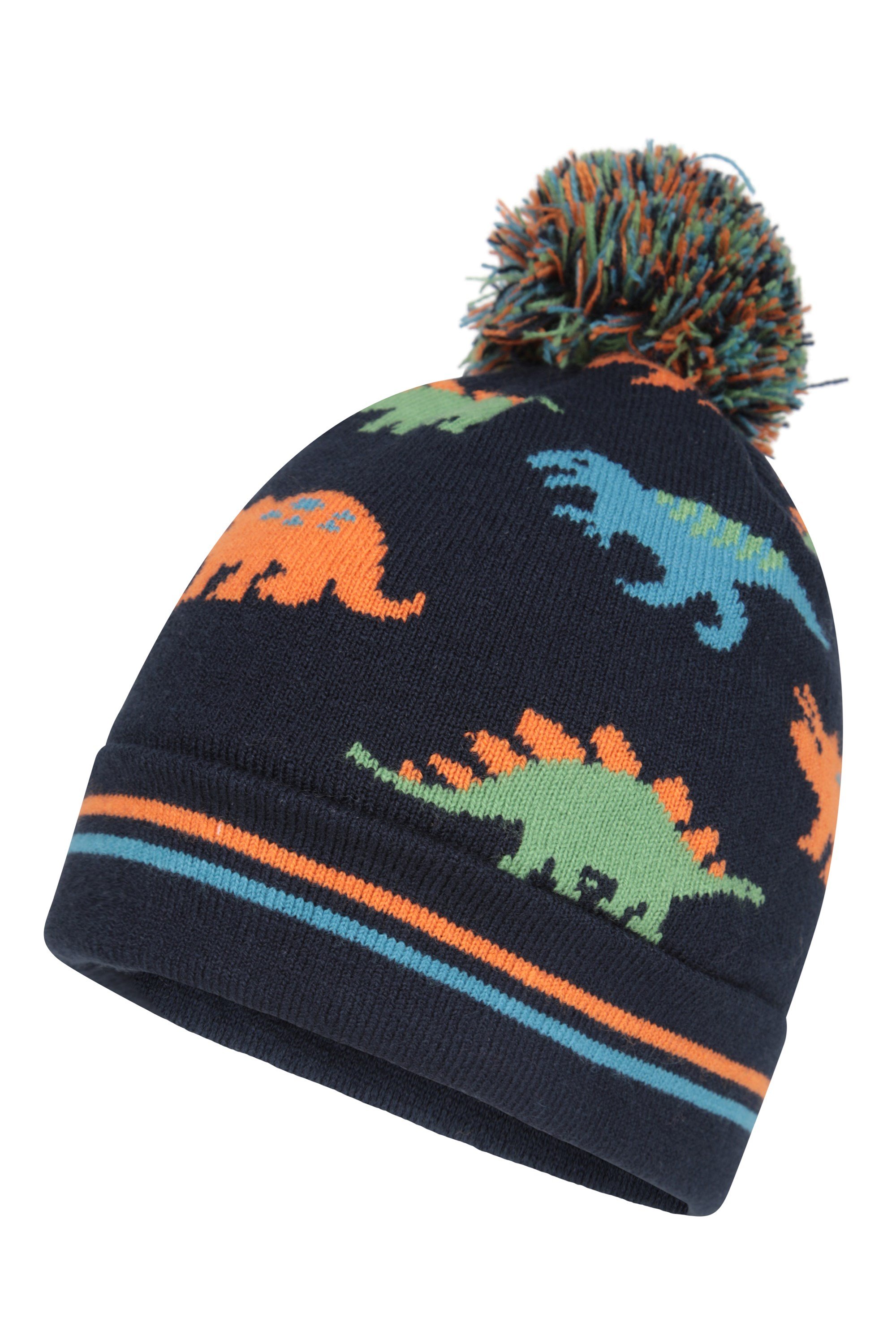 Character Kids Fur Lined Pom Beanie