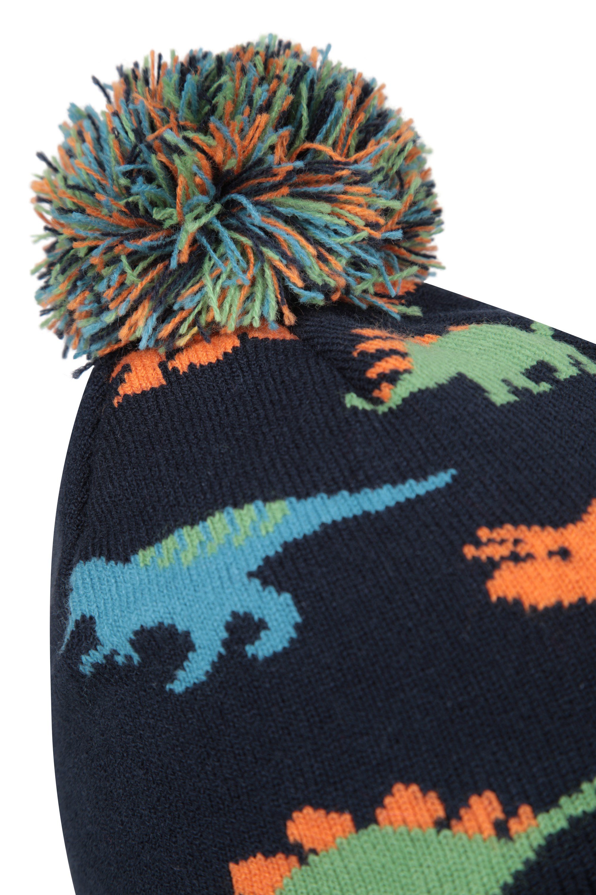 Character Kids Fur Lined Pom Beanie