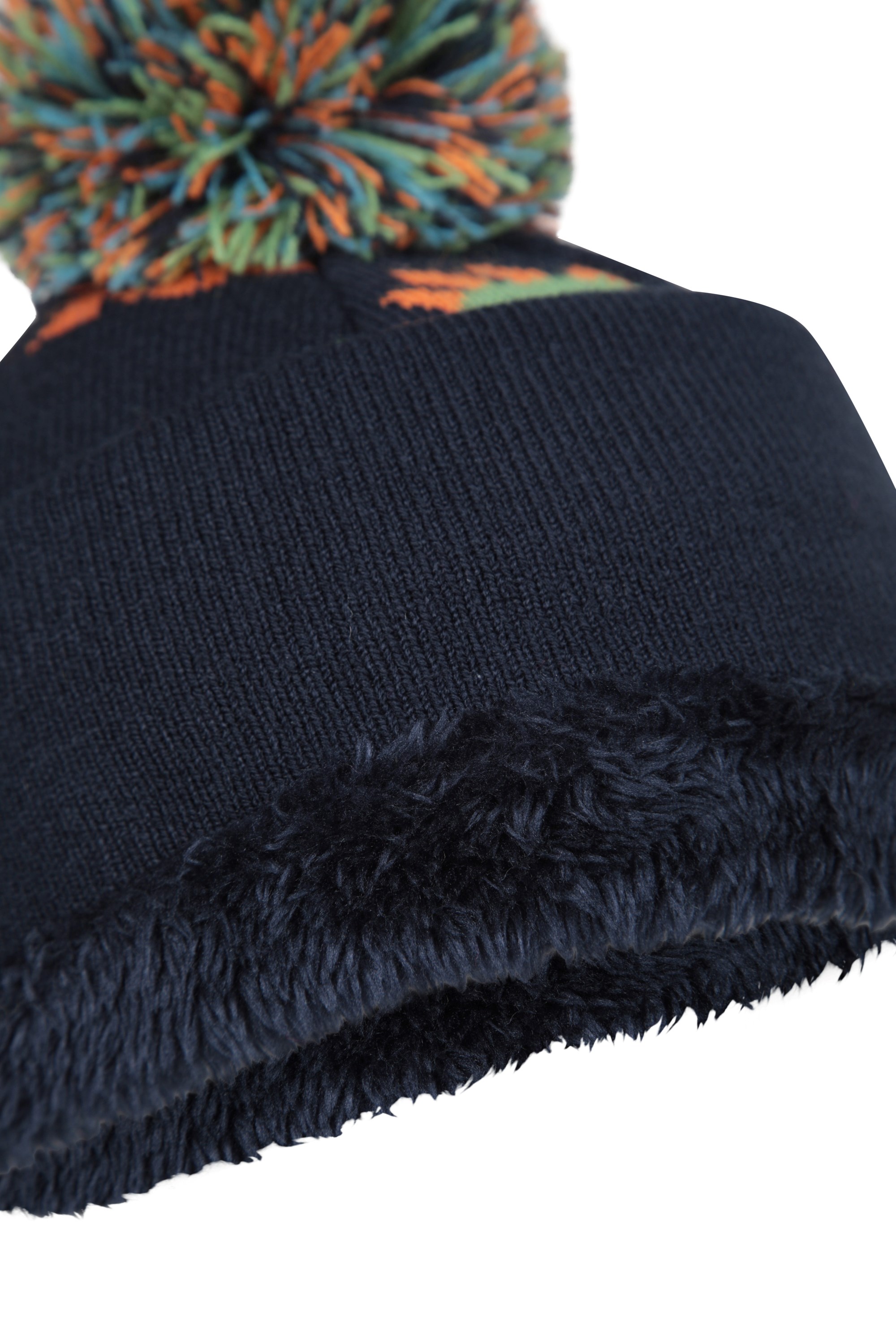 Character Kids Fur Lined Pom Beanie
