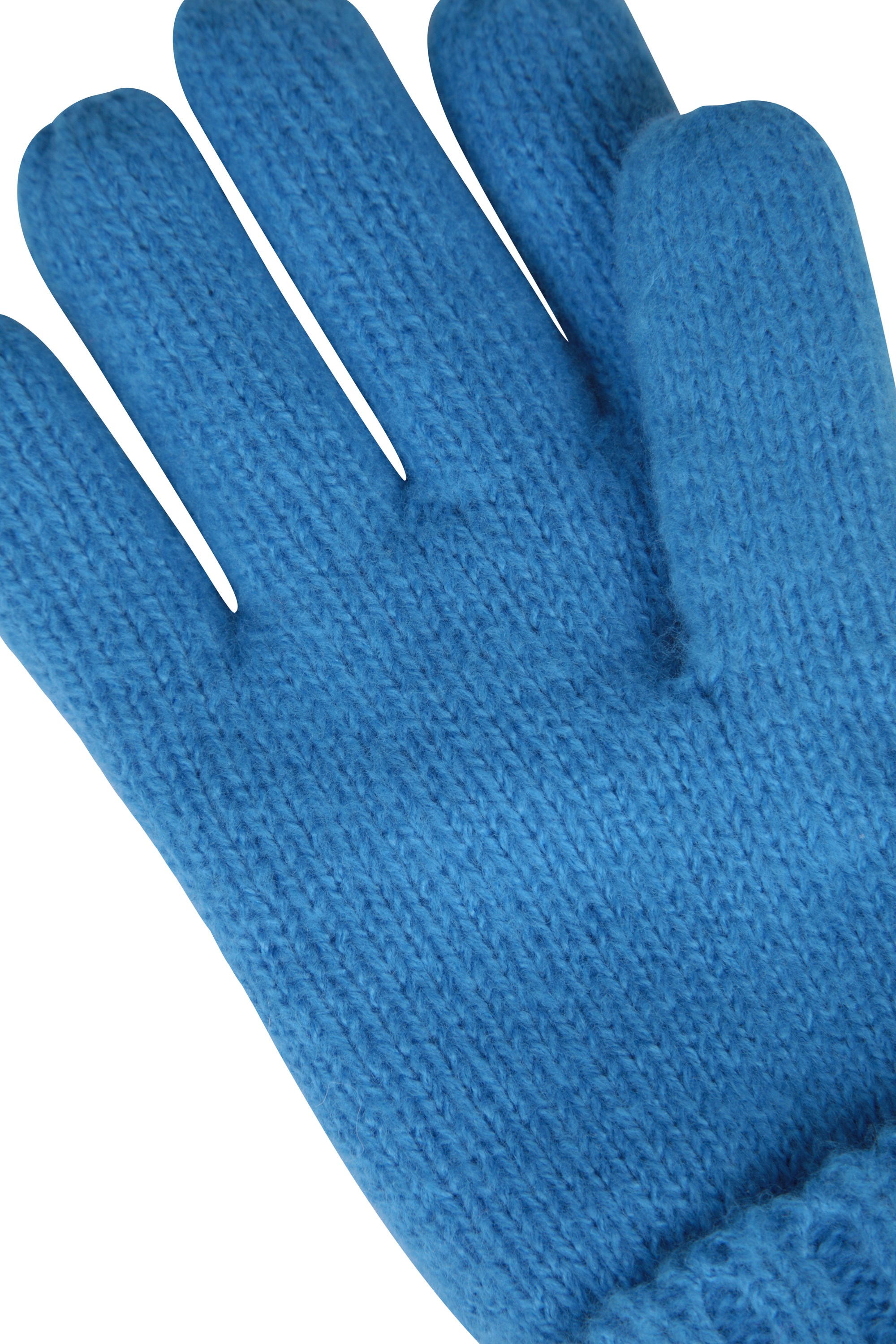 Isotherm Ribbed Kids Fur Lined Beanie Glove Set