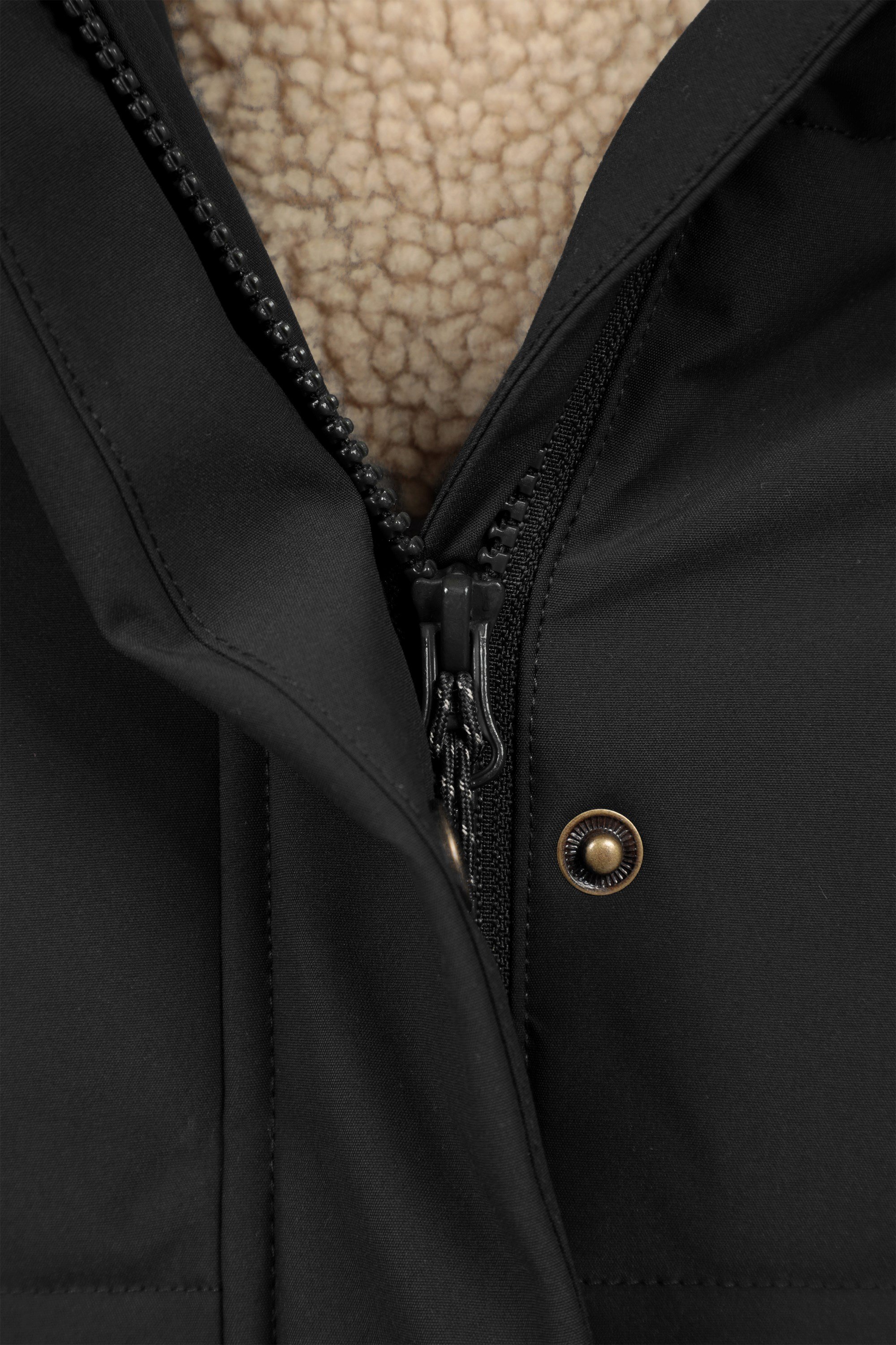 Manta Borg Lined Womens Long Padded Jacket