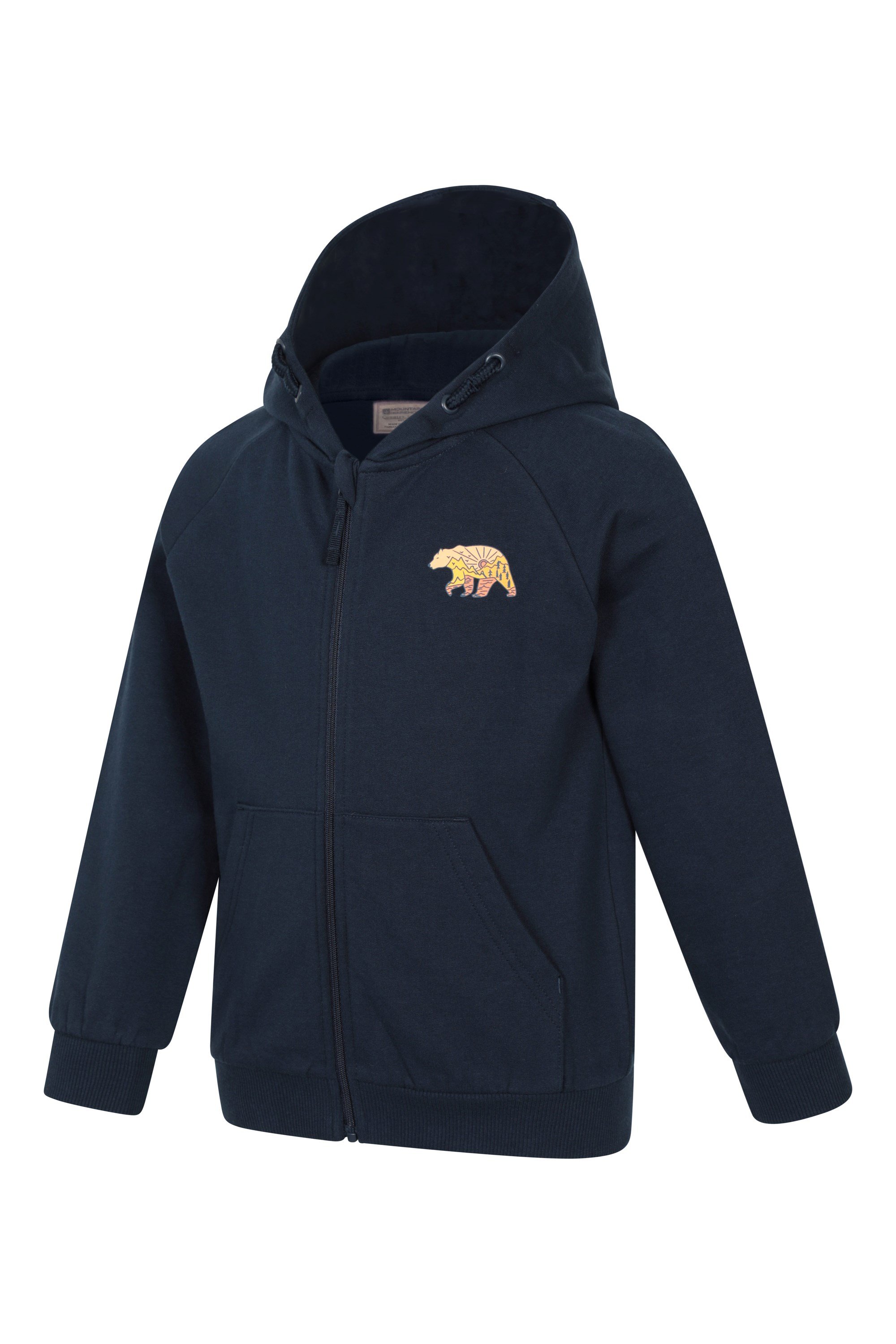 Walking Bear Kids Graphic Full Zip Hoodie
