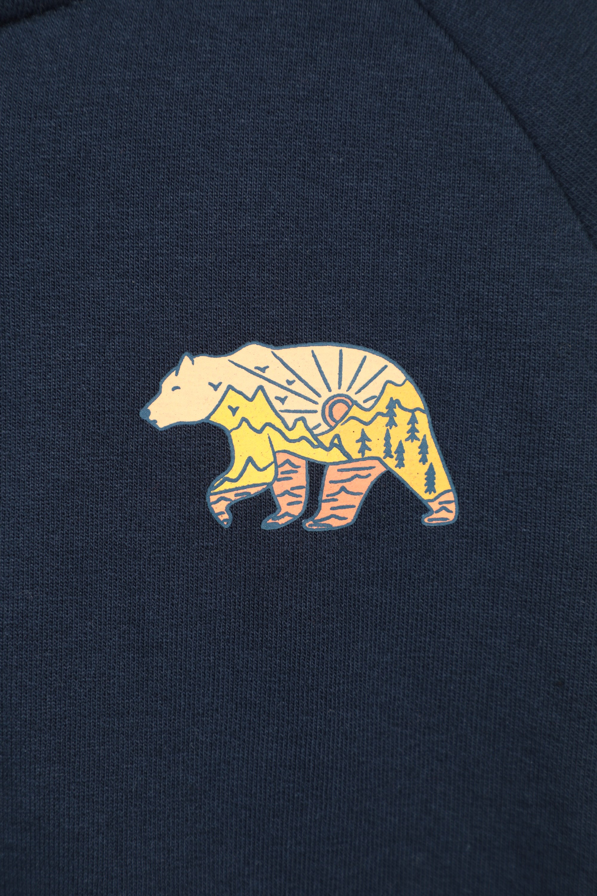 Walking Bear Kids Graphic Full Zip Hoodie