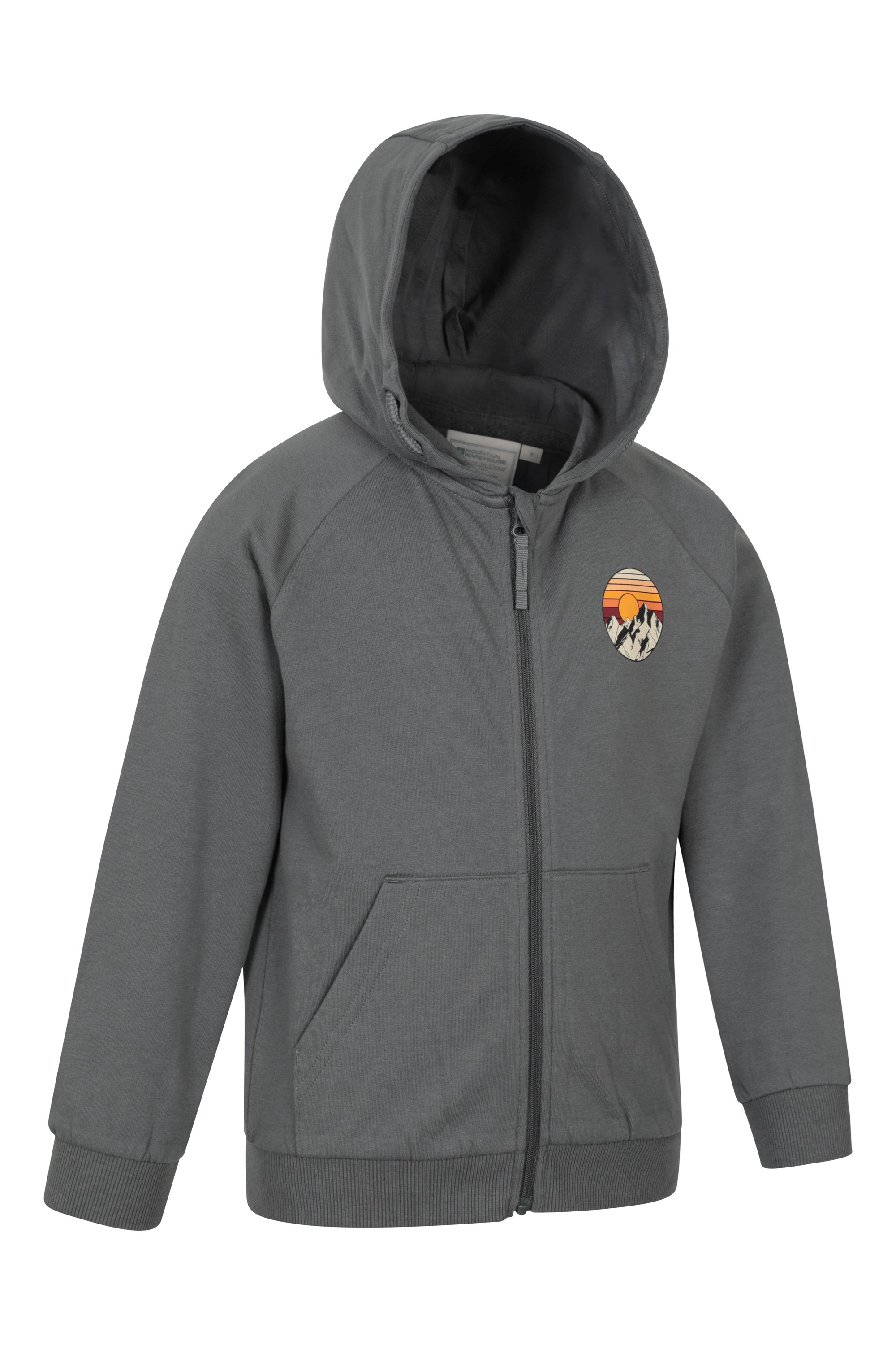 Sunset Mountain Kids Full Zip Hoodie