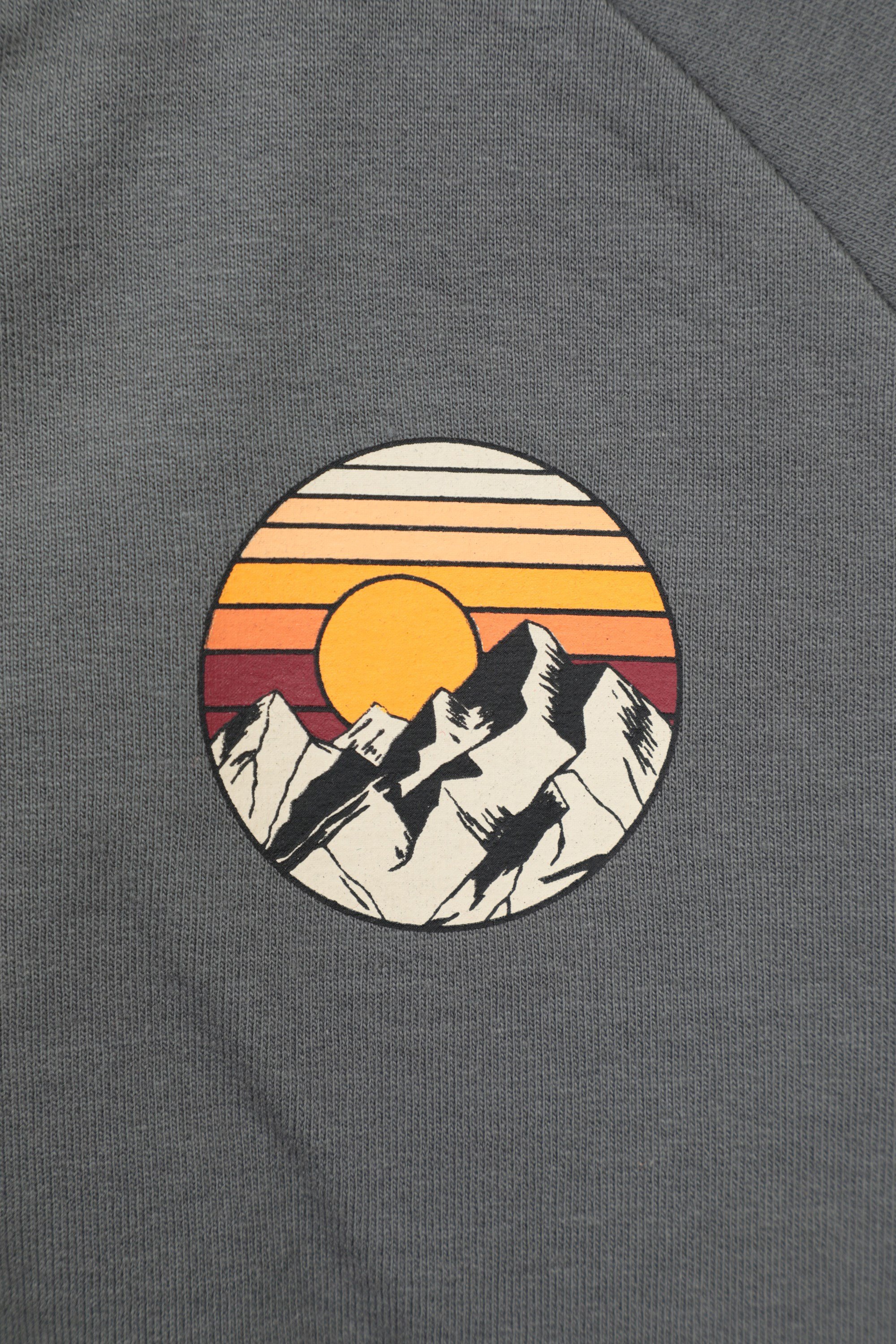 Sunset Mountain Kids Full Zip Hoodie