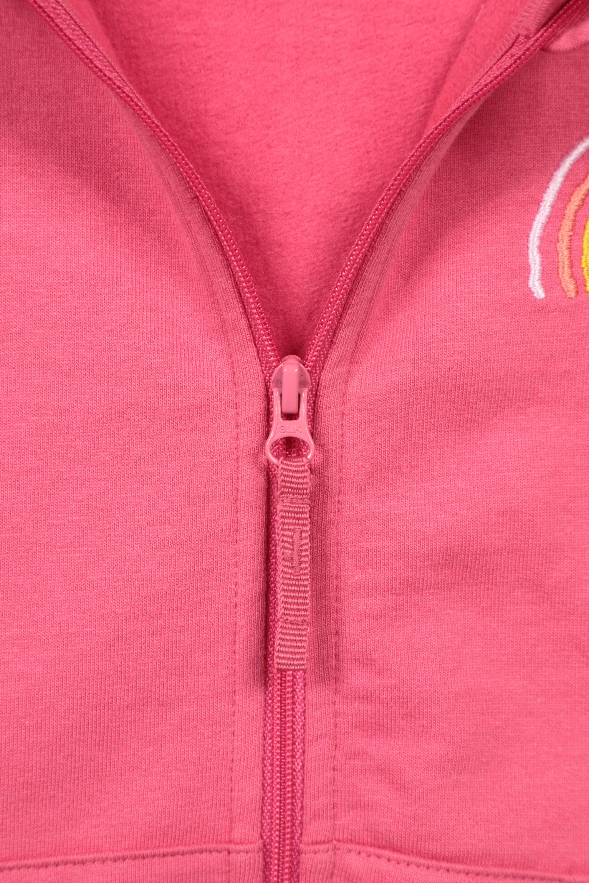 Rainbow Heart Kids Graphic Full Zip Hoodie