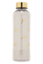Bouteille en aluminium sans BPA à motif abeille 500 ml Or