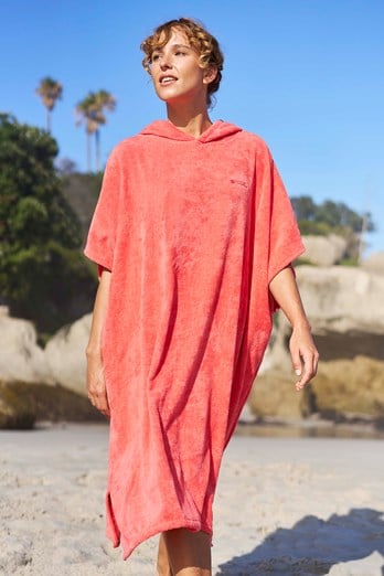 Driftwood Womens Changing Towel Coral