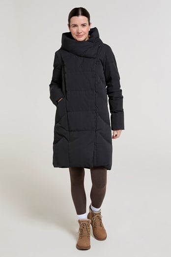 Cozy Wrap II Womens Extreme RDS Down Jacket Black