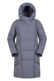 Cosy Wrap II Womens Extreme RDS Down Jacket Grey