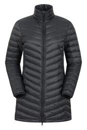 Longline Featherweight Extreme Womens RDS Down Jacket Black