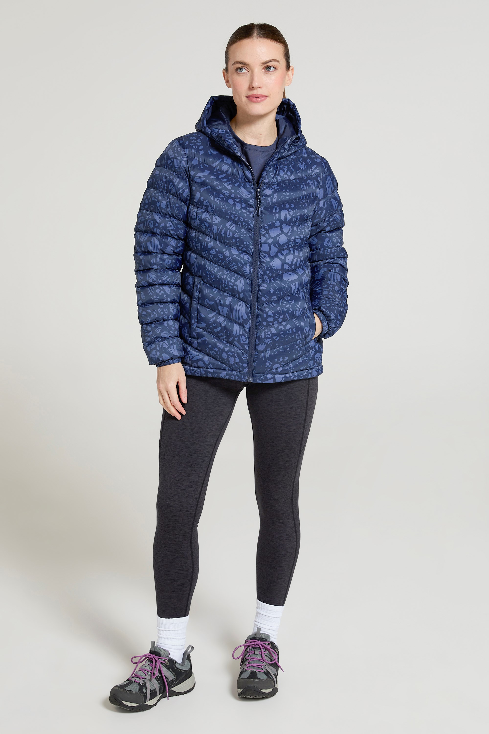 Seasons womens printed padded jacket hotsell