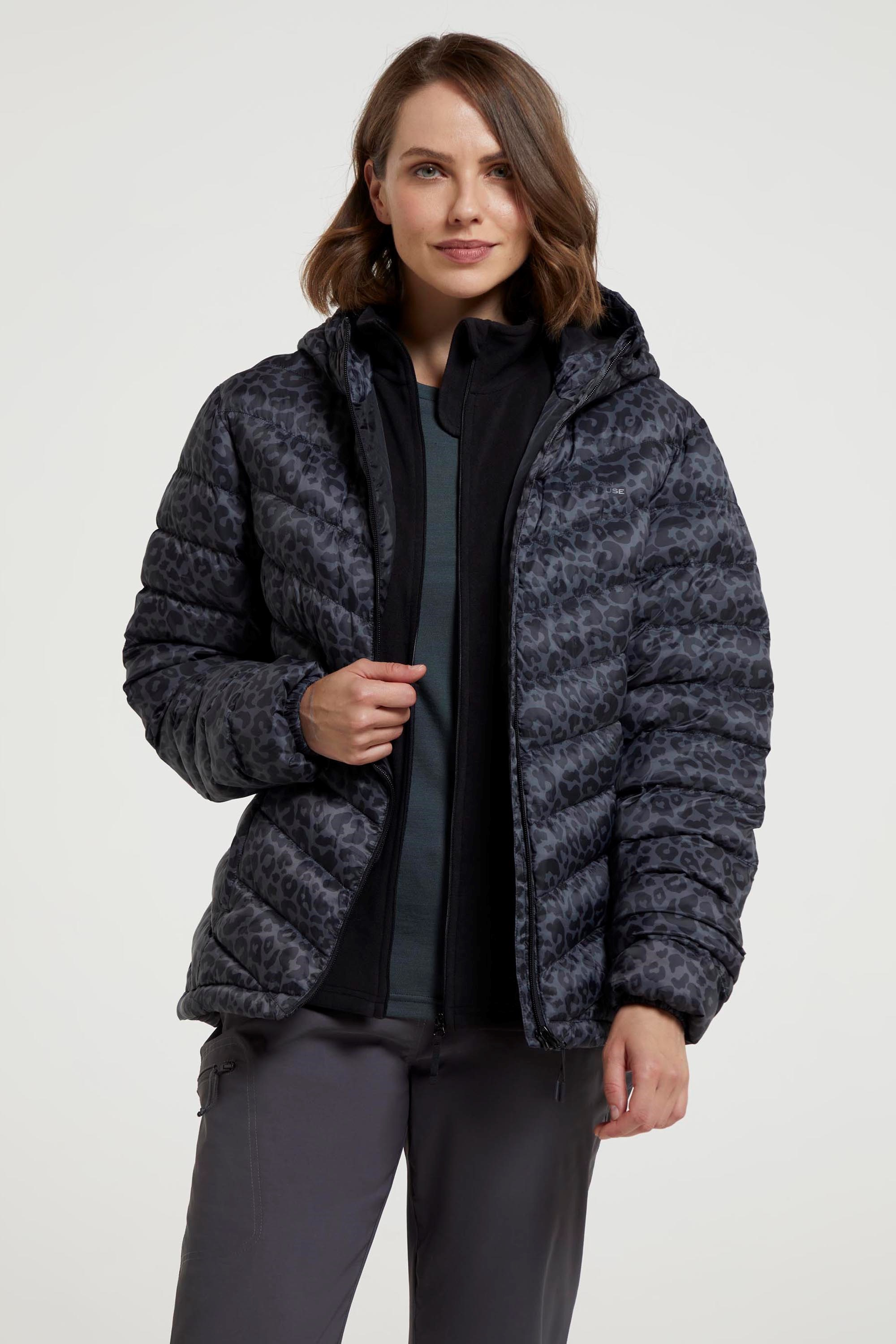 Seasons womens printed hotsell padded jacket