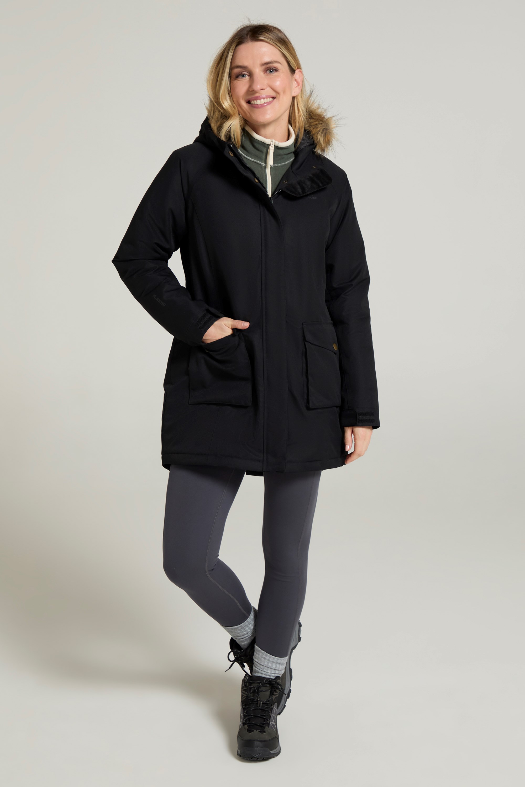 Tarka womens long padded jacket hotsell