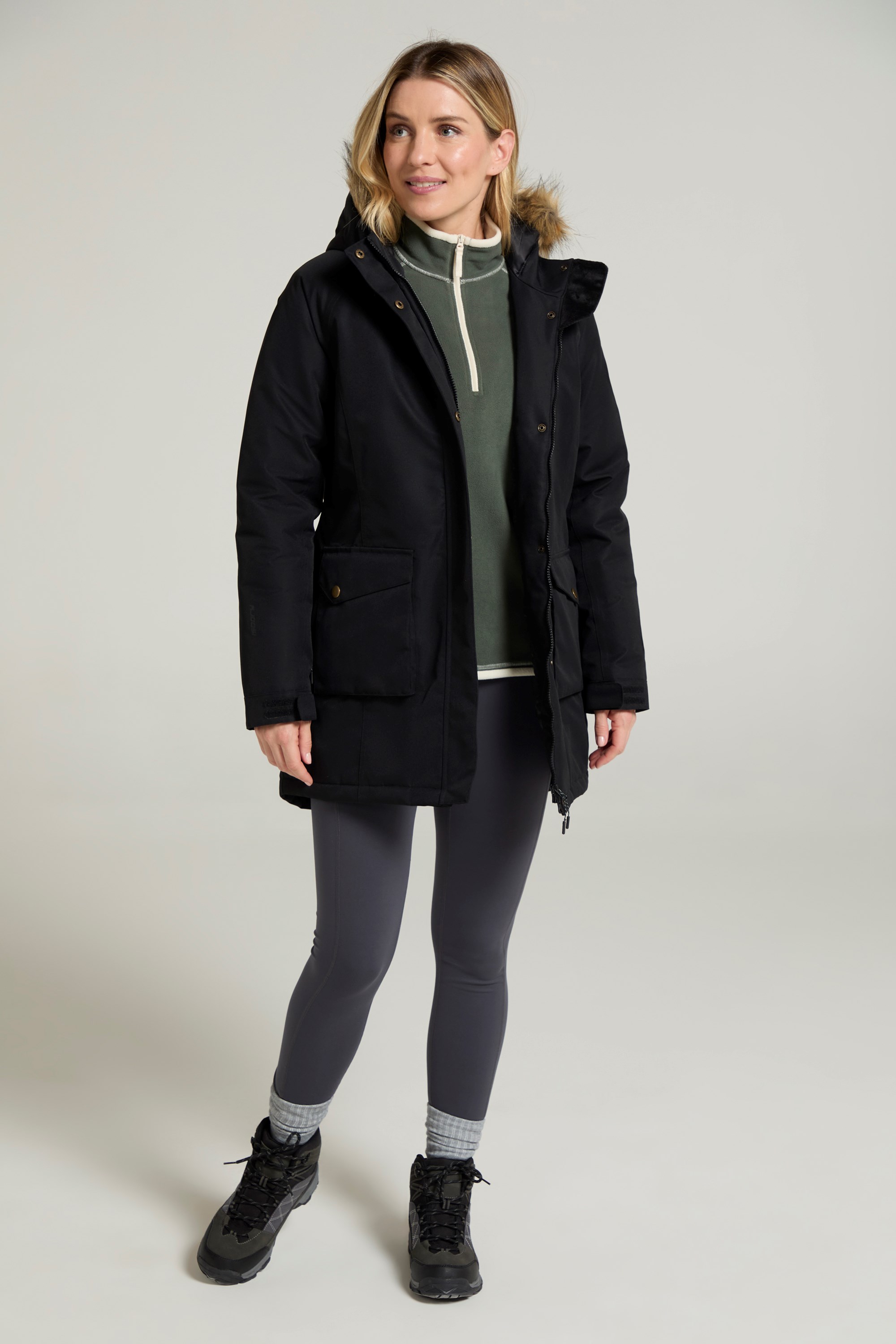 Tarka II Womens Long Padded Waterproof Jacket Mountain Warehouse GB