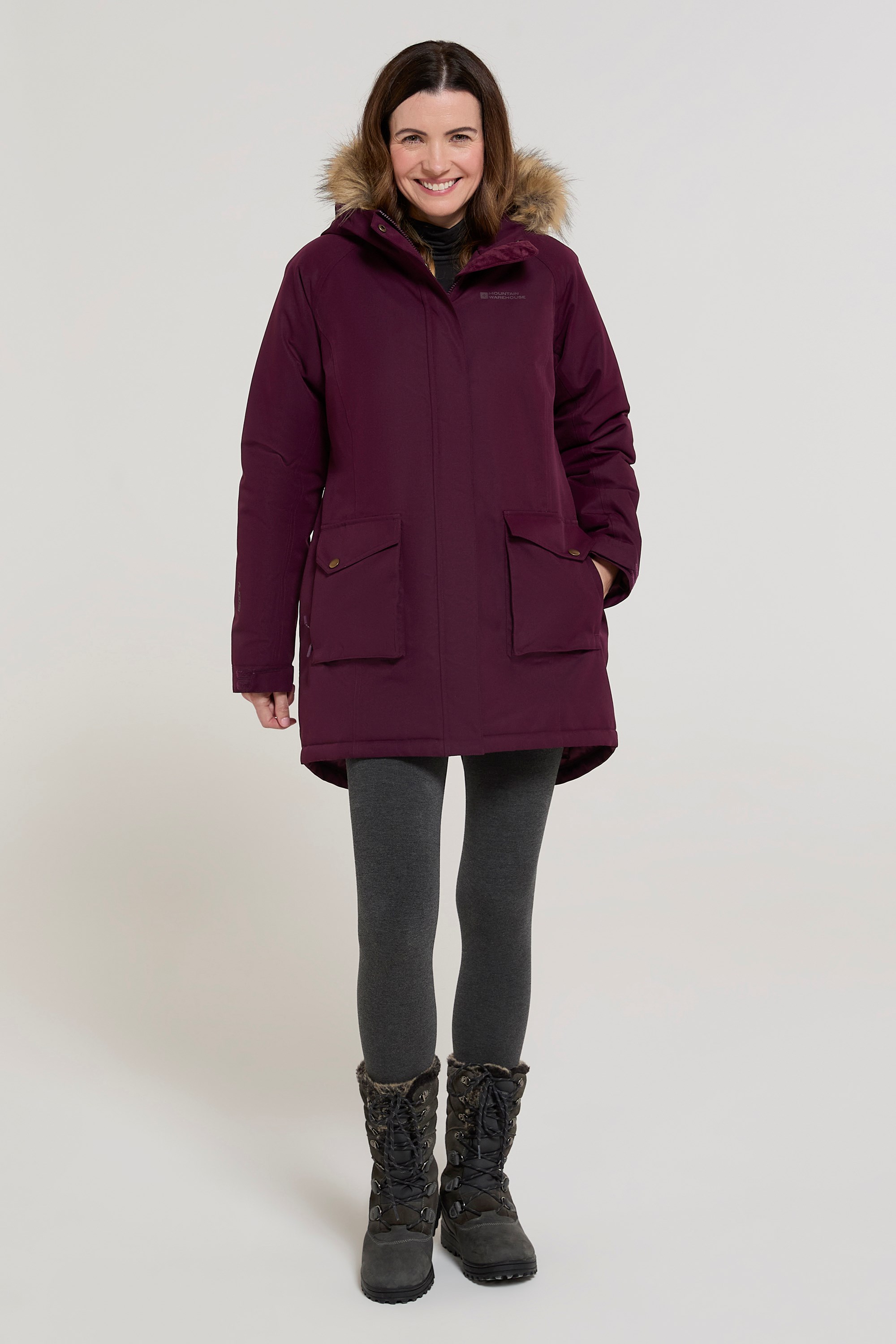 Tarka womens long padded jacket shop