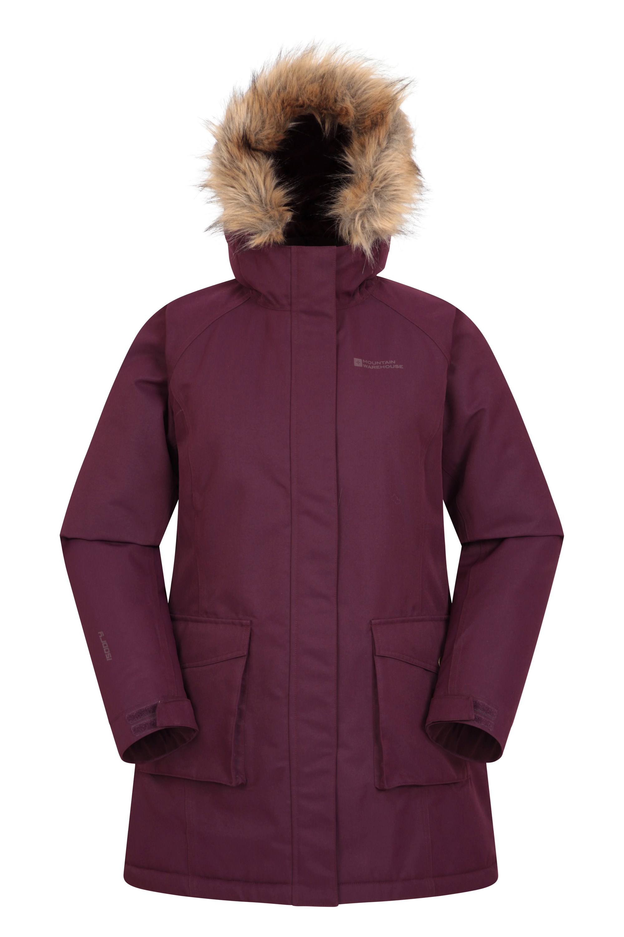 Tarka II Womens Long Padded Waterproof Jacket Mountain Warehouse NZ