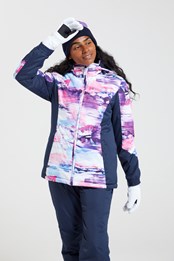 Dawn II Womens Printed Ski Jacket Pink