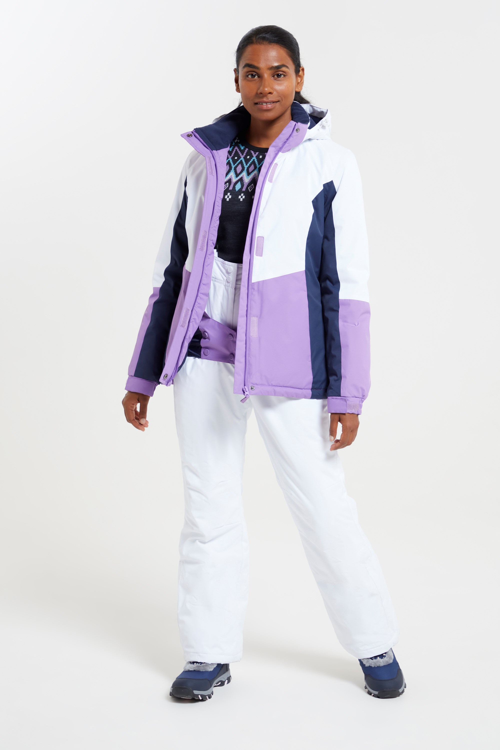 Mountain Warehouse Moon II Womens Ski Pants White 2 : : Clothing,  Shoes & Accessories