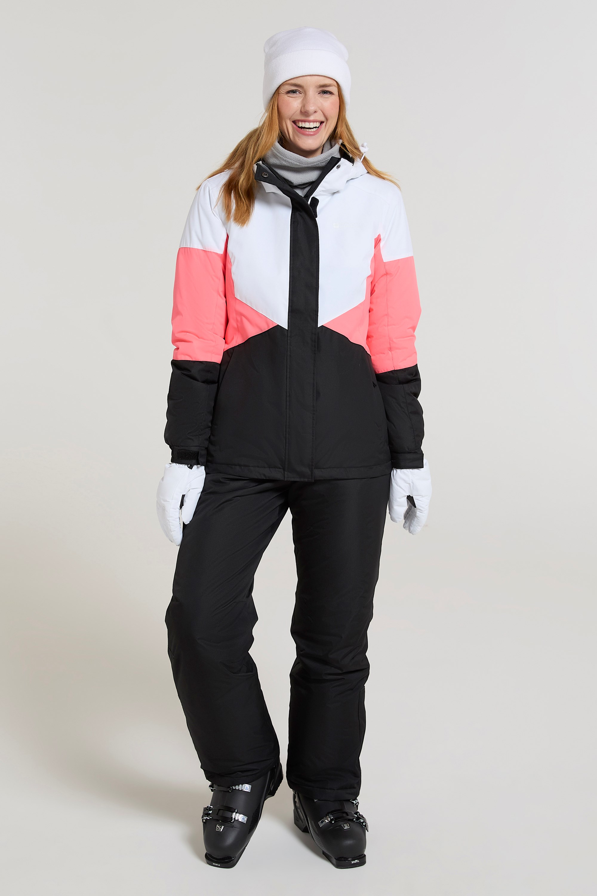 Mountain Warehouse Moon Women s Ski Jacket Ladies Snow Proof Padded Hooded Coat eBay