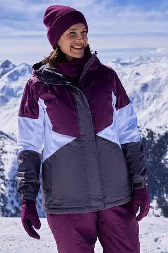 Moon II Womens Ski Jacket Purple