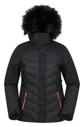 Pyrenees II Womens Padded Ski Jacket Black