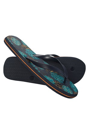 beach mountain flip flop