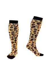 3 in 1 Welly, Hiking and Ski Socks Cheetah Cheetah