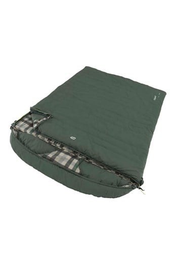Camper Lux Double Sleeping Bag Green
