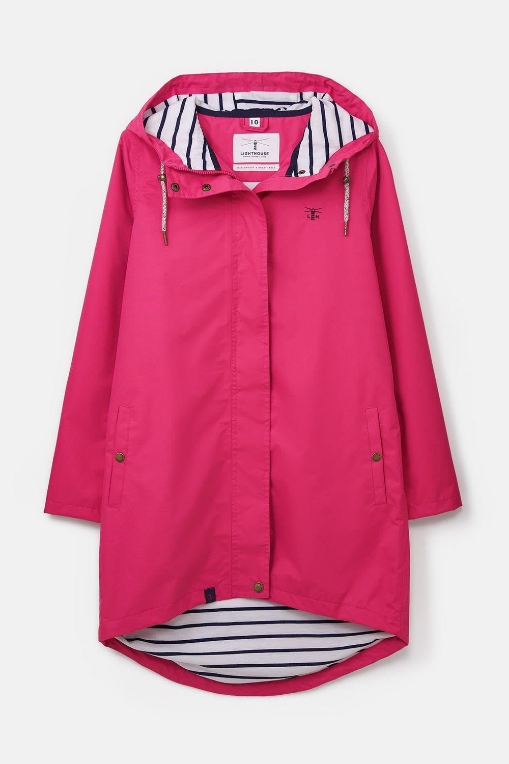 Pink waterproof jacket womens best sale