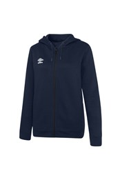 Club Leisure Womens Full Zip Hoodie Navy/White