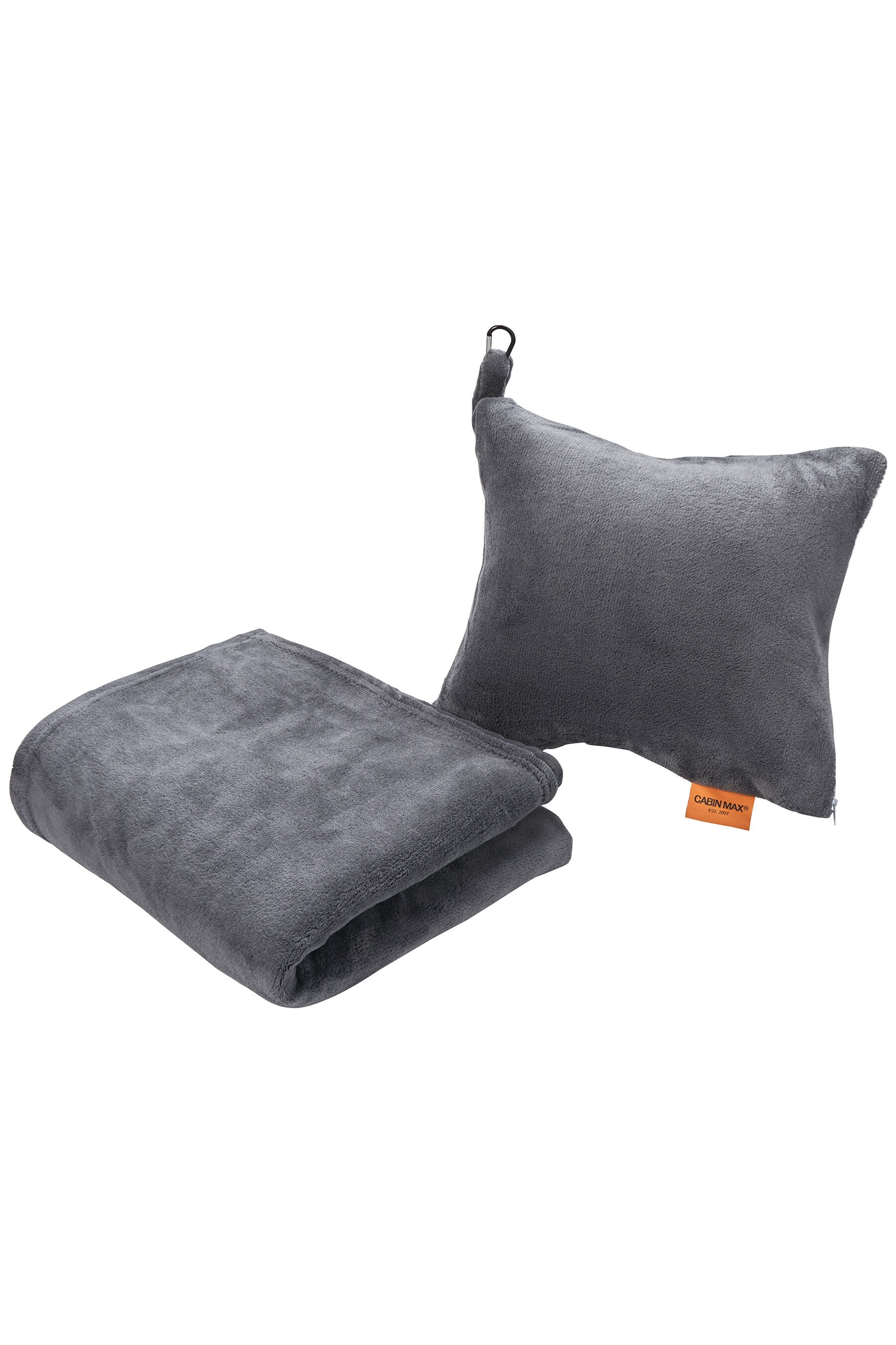 2 in 1 Travel Blanket and Inflatable Pillow Set -