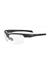 Intense Single Lens Sunglasses Matte Gunmetal/Clear Lens