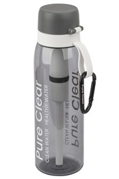 Active Water Filter Bottle 769ml Grey/Clear