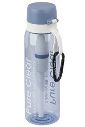 Active Water Filter Bottle 769ml Blue/Clear