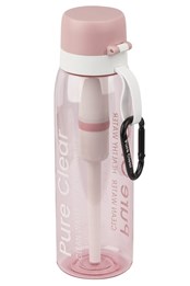 Active Water Filter Bottle 769ml Pink/Clear