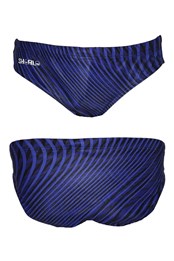 Wave Mens Swimming Water Polo Briefs Blue/Black