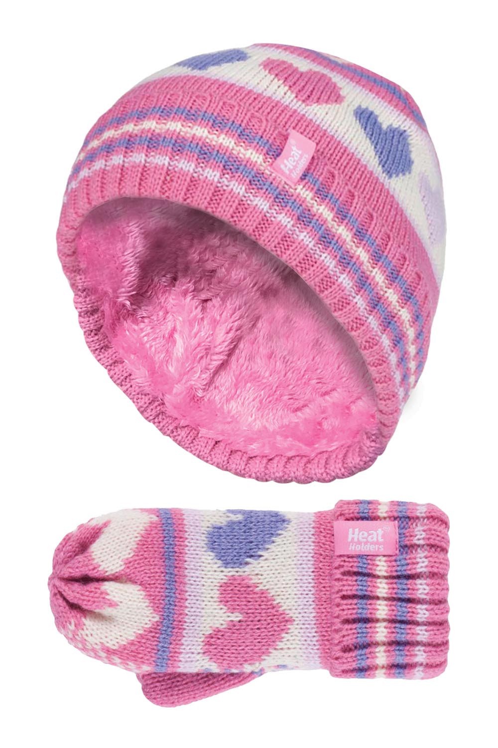 Kids Thermal Thermal Hat And Mittens Set