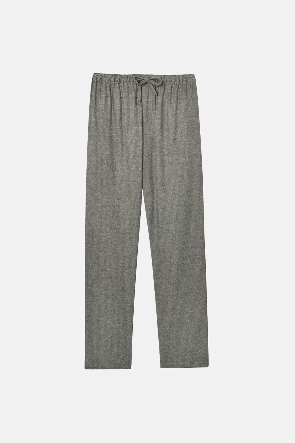 Herringbone Brushed Cotton Pyjama Trousers -