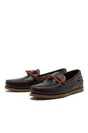 Saunton G2 Slip-On Mens Deck Shoes Dark Seahorse