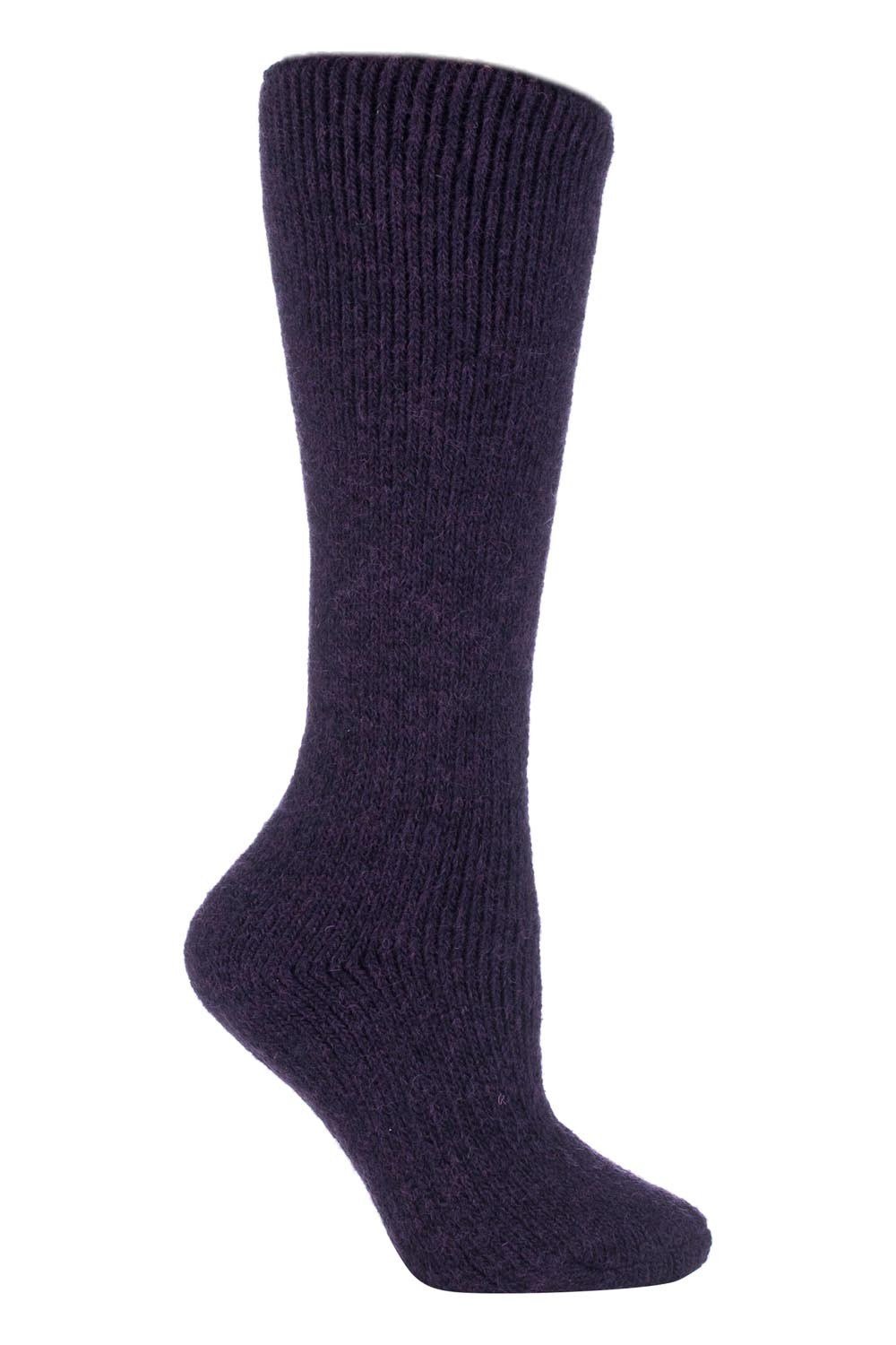 Womens Lite Winter Plain Thermal Socks