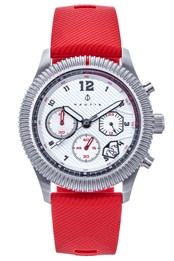 Meridian Chronograph Deep Diving Strap Watch Red