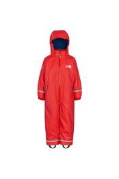 Forest Leader Kids Insulated PU Suit Red