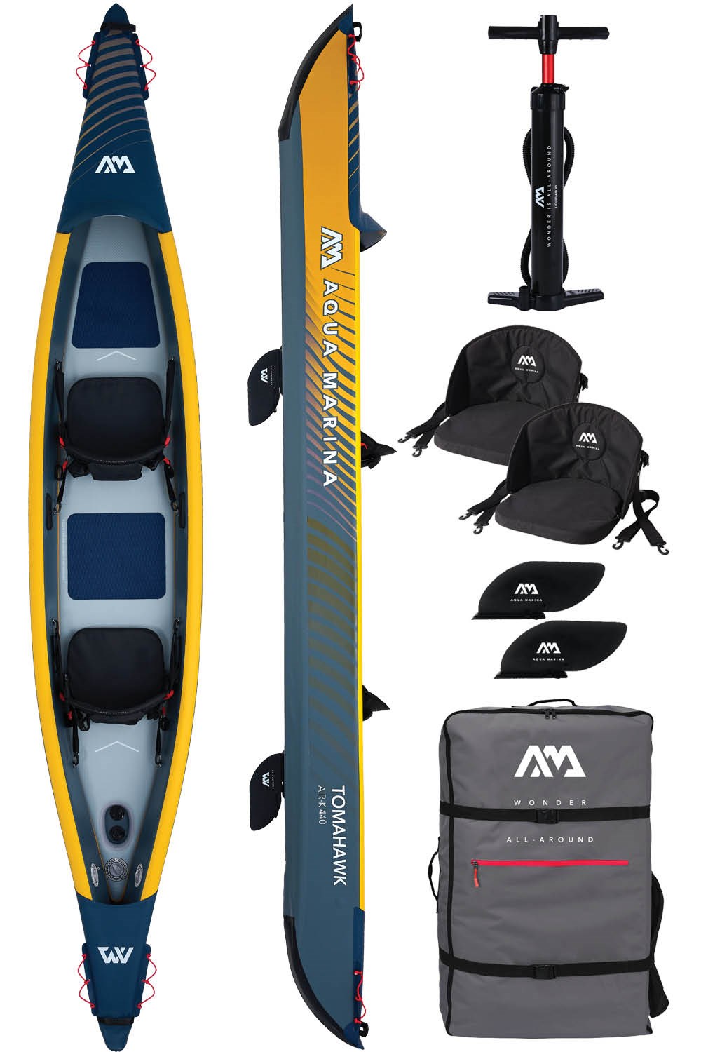 Tomahawk 2 Person 14ft5 Premium Inflatable Kayak -