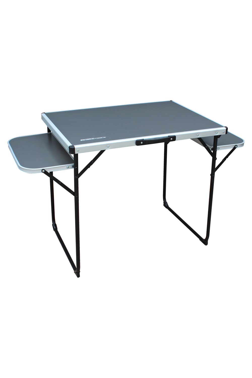 Alu Top Camping Table with Folding Side Tables -